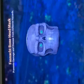 Fasnacht Bone Head Mask