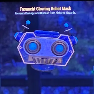 Glowing Robot Mask