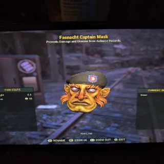 Fasnacht Captain Mask