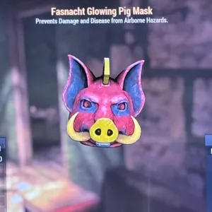 FasnachtGlowing Pig Mask