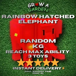 [3 TOY] RAINBOW HATCHED ELEPHANT ⭐⭐⭐⭐⭐