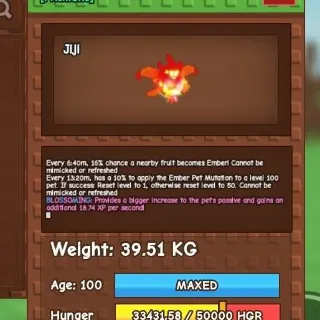 BLOSSOMING RAINBOW HATCHED FIRE WISP