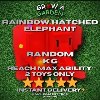 [2 TOY] RAINBOW HATCHED ELEPHANT ⭐⭐⭐⭐⭐