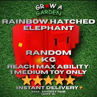 [1 TOY] RAINBOW HATCHED