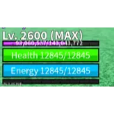 Blox Fruits | Max Level 2550+ | God Human Max + Items + Fruits