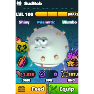 SW 5S SUDBOB/SHINY WUMBO 5 STAR SUDBOB | SPONGEBOB TOWER DEFENSE