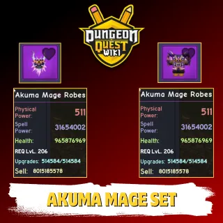 DUNGEON QUEST - AKUMA MAGE SET