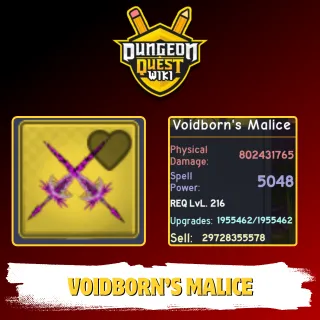 DUNGEON QUEST - VOIDBORN'S MALICE