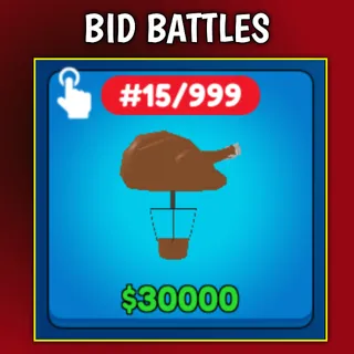 BID BATTLES - TURKEY AIR BALLOON