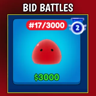 BID BATTLES - RAINBOW SLIME SILVER