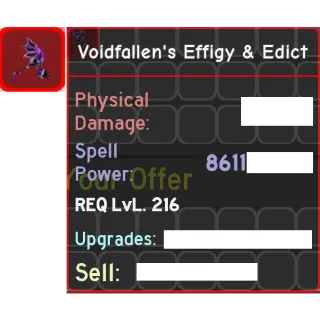 Voidfallen's Effigy & Edict