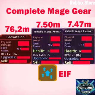 Valhalla Mage Set & ULT & EIF - DQR
