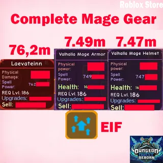 Valhalla Mage Set & ULT & EIF - DQR