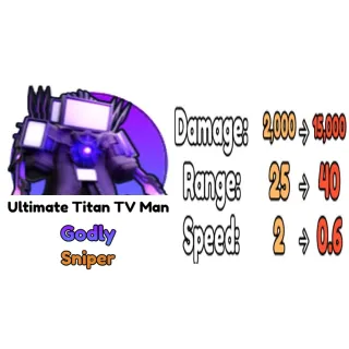Skibidi TD - Ultimate Titan TV Man