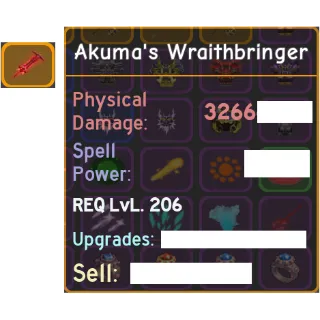 Akuma's Wraithbringer