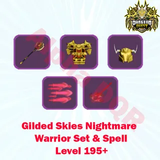 Gilded Skies Warrior Set & Spell
