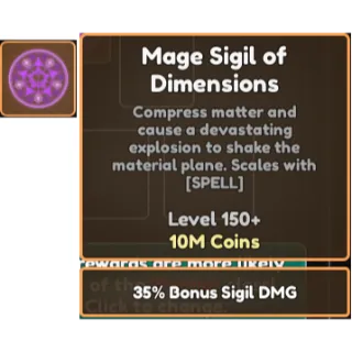 Mage Sigil Of Dimensions