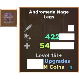 ANDROMEDA MAGE LEGS - GOOD/HIGH POT
