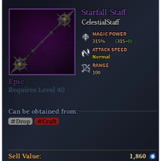 Starfall Staff