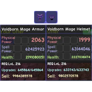 VOIDBORN MAGE SET