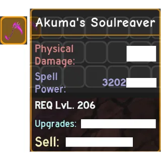 Akuma's Soulreaver