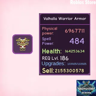 Epic Valhalla Warrior Armor - DQR