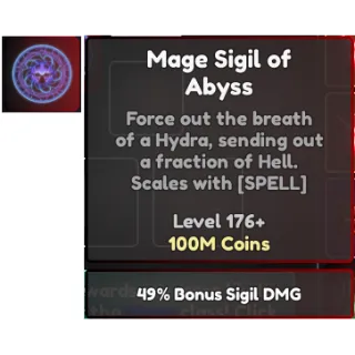 Mage Sigil Of Abys 49%