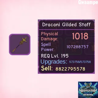 Gilded Skies Nightmare Mage Weapon