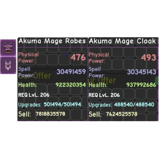 AKUMA MAGE SET