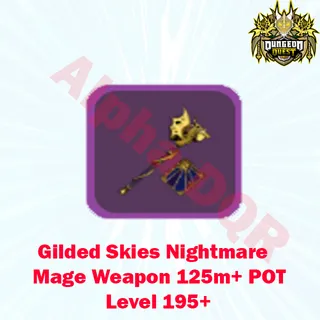 Gilded Skies Nightmare Mage Weapon
