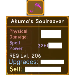 Akuma's Soulreaver - HIGH POT