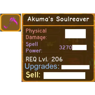 Akuma's Soulreaver - HIGH POT