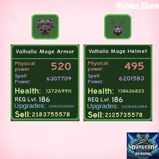 Green Valhalla Mage Set - DQR