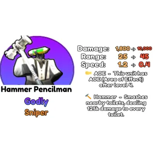 Skibidi TD - Hammer Pencilman