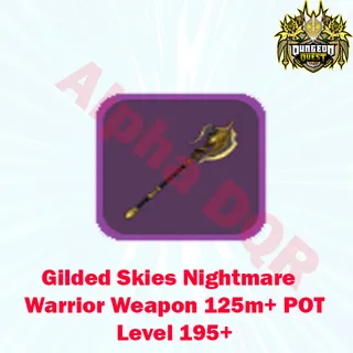 Gilded Skies Nightmare War Weapon