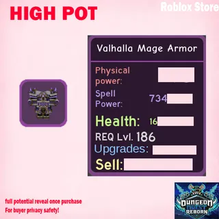 Epic Valhalla Mage Armor - DQR