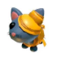 Halloween Golden Mummy Cat 