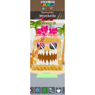 Fortnite Steal The Brainrot Summer Wreckzilla 3 Traits