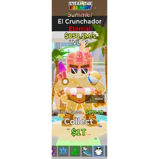 Fortnite Steal The Brainrot Summer El Crunchador