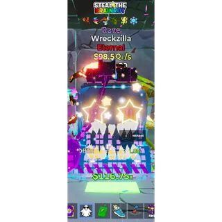 Fortnite Steal The Brainrot Rave Wreckzilla 6 Traits