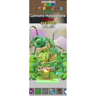 Fortnite Steal The Brainrot Jungle Cannone Maledetonne 7 Traits
