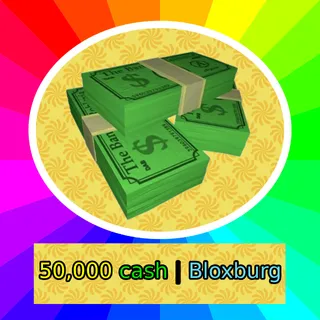 50k cash for bloxburg