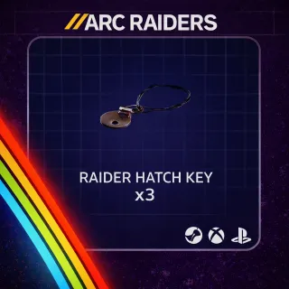 ARC RAIDERS HATCH KEY x3