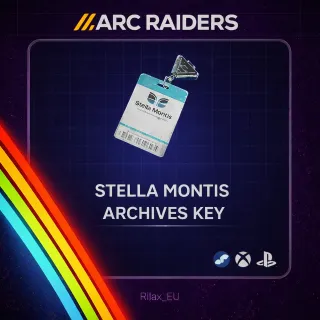 ARC RAIDERS STELLA MONTIS ARCHIVES KEY x1