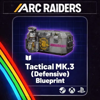 Arc Raiders | Tactical Mk.3 Defensive - Blueprint | Instant Delivery