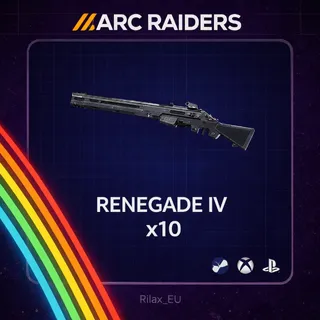 Arc Raiders | Renegade IV x10 | Fast Delivery