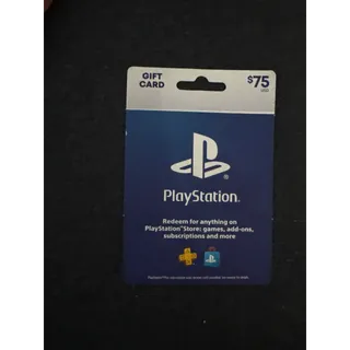 $75.00 USD PlayStation Store