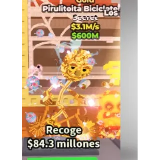 PIRULITOITA BICICLETEIRA gold