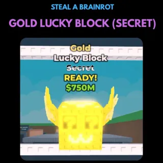 gold secret lucky block
