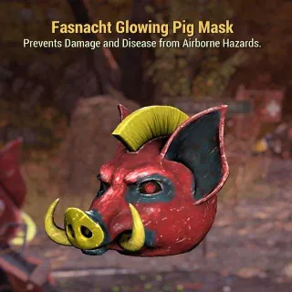 Glowing Pig Mask